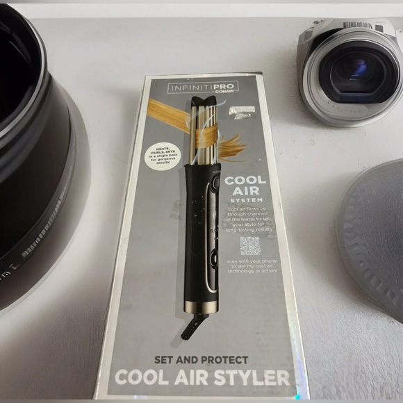 INFINITIPRO x CONAIR Cool Air Curler,Curls & Waves with Cool AirTech-New w/box - Picture 1 of 6